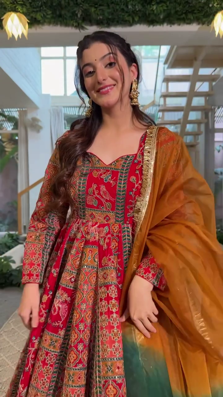 ❤️ Women’s Premium Printed Anarkali Gown Set ❤️